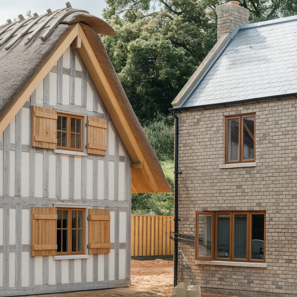 timber frame vs brick