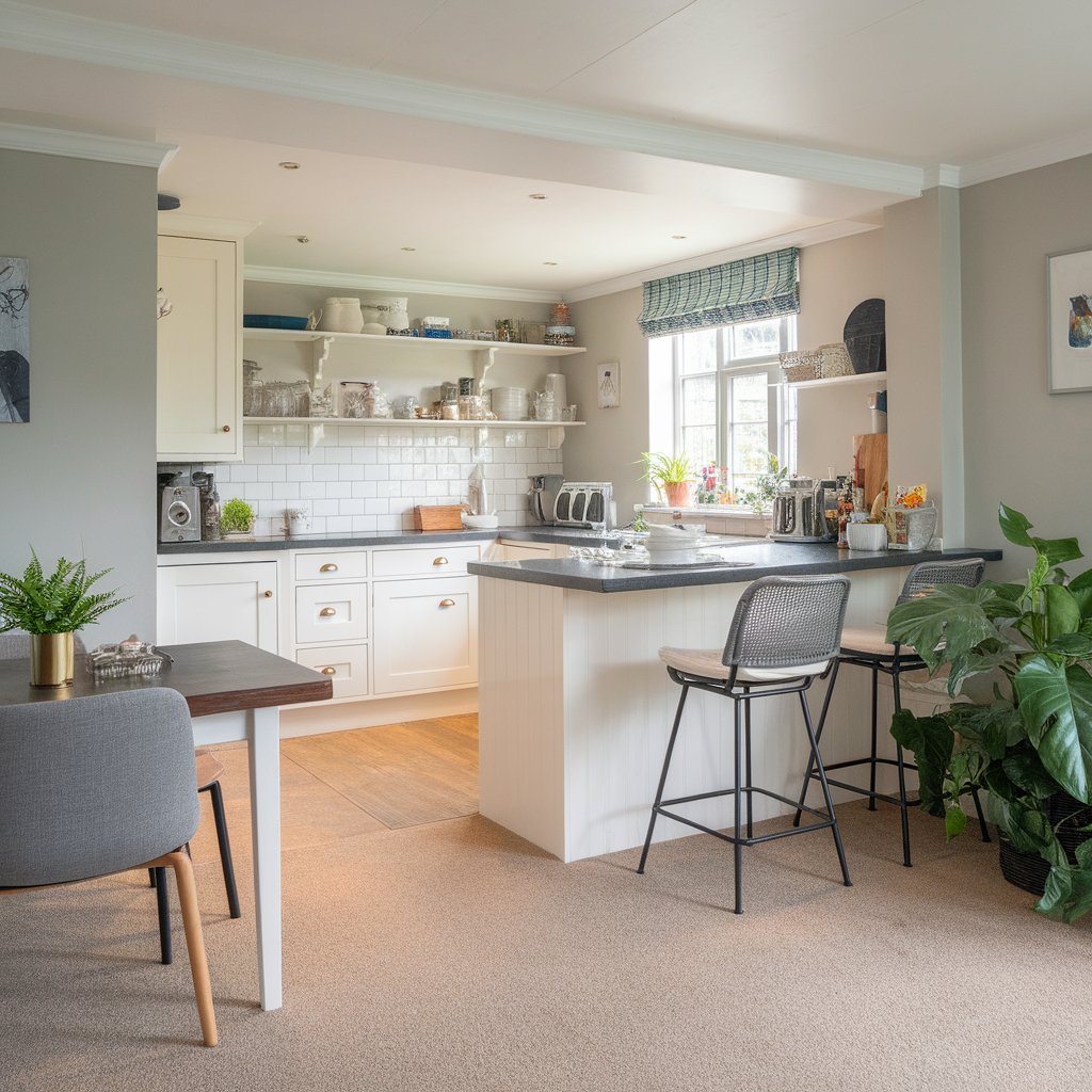 seamless kitchen living